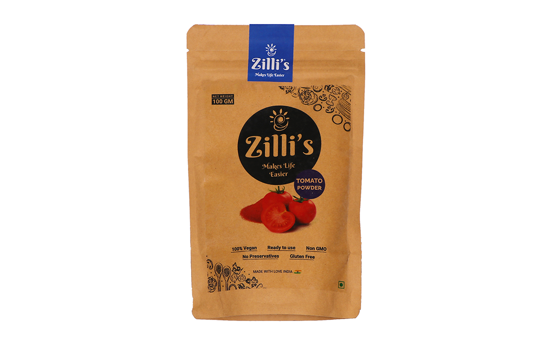 Zilli's Tomato Powder    Pack  100 grams